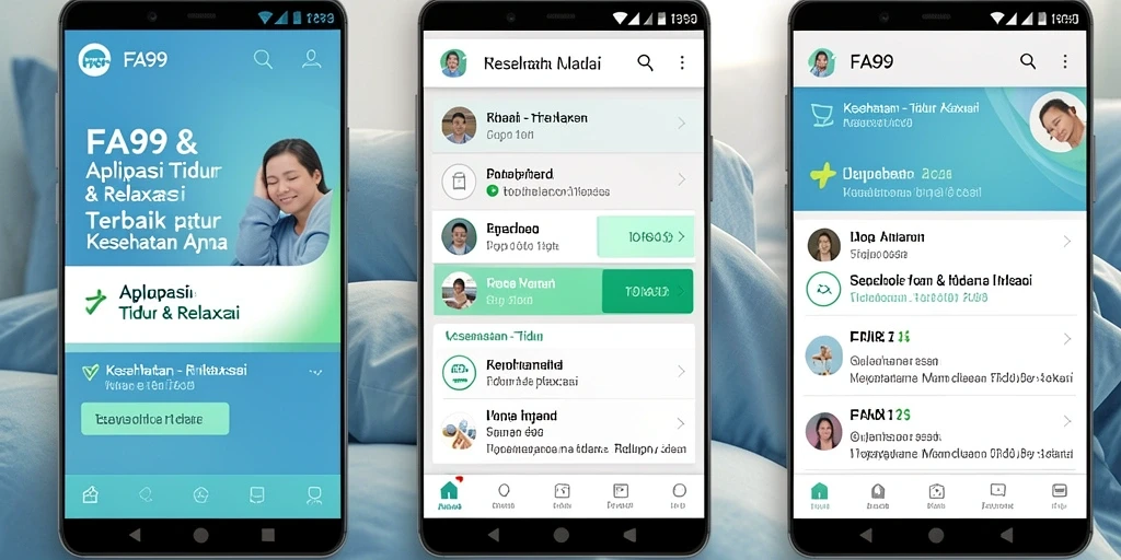 Tampilan antarmuka pengguna FA99 yang modern dan mudah dinavigasi.