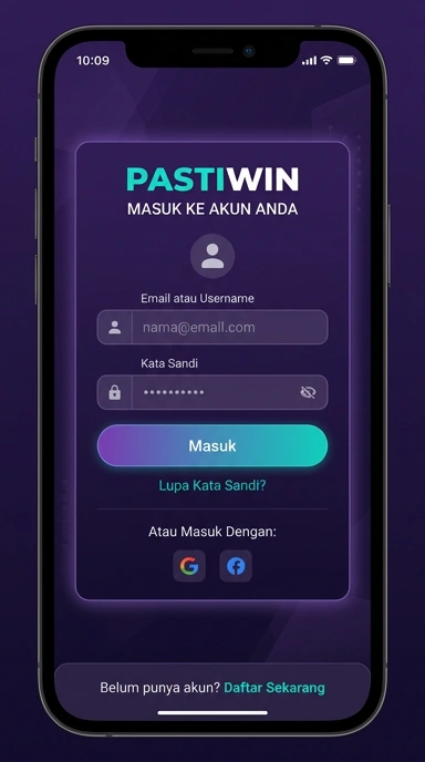 Panduan Masuk Akun Pastiwin untuk Pengguna Android
